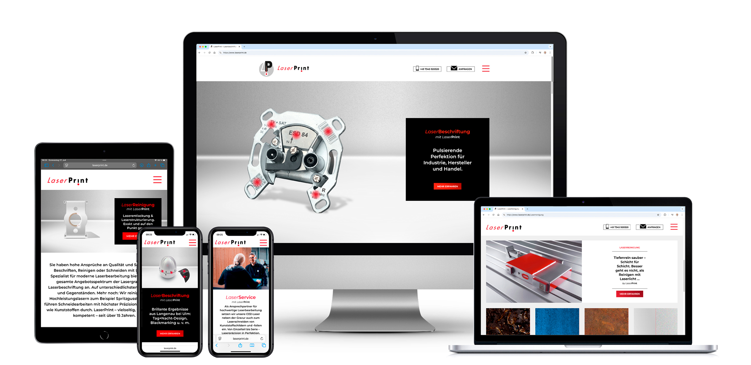 Webseite Laserprint Nagel